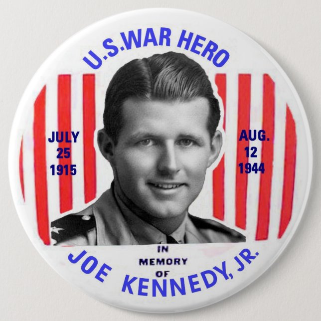 Jr.-Denkmal-Knopf Joe-Kennedy Button (Vorderseite)