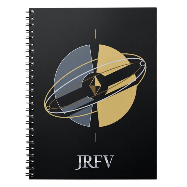 JRFV Parallax Disc Notizblock (Vorderseite)