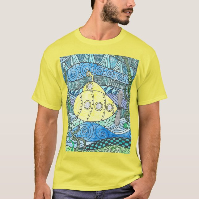 JRG Yellow U-Boot T-Shirt (Vorderseite)