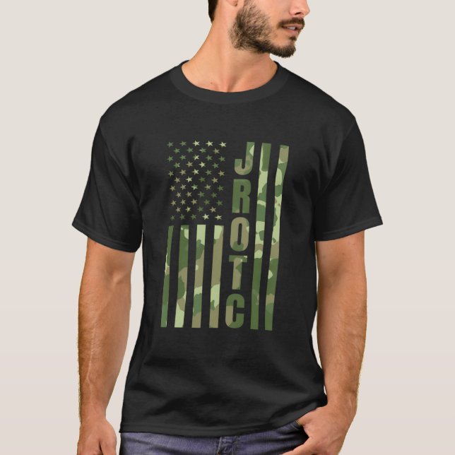 Jrotc Cadet United States Junior Rotc Camouflage U T-Shirt (Vorderseite)