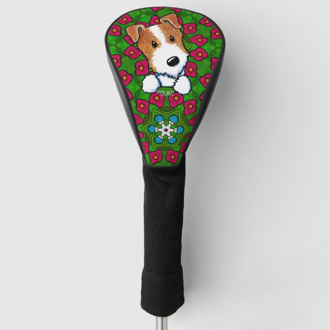 JRT Poppies Golf Head Cover Headcover (Vorderseite)