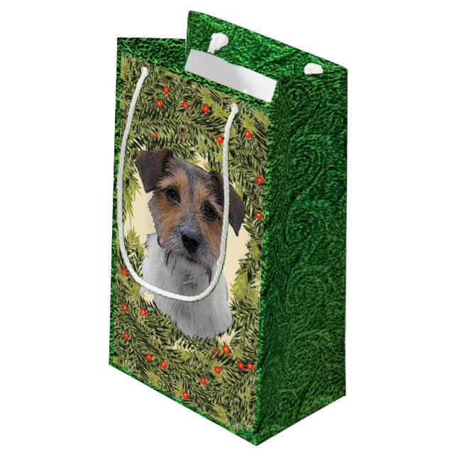 JRT Wreath Kleine Geschenktüte (Rückseite Schrägansicht)
