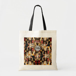JS Sargent Famous Portraits Collage Monogram Tote Tragetasche