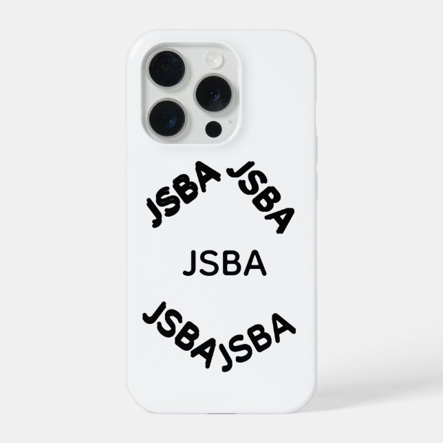 JSBA-Handyhülle iPhone 15 Pro Hülle (Rückseite)