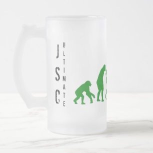 JSC entscheidende Bier-Tasse Mattglas Bierglas