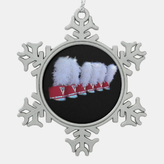 JSU SHAKO SCHNEEFLOCKEN Zinn-Ornament