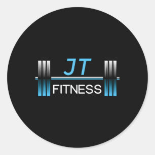 Jt Fitness Dumbell Runder Aufkleber