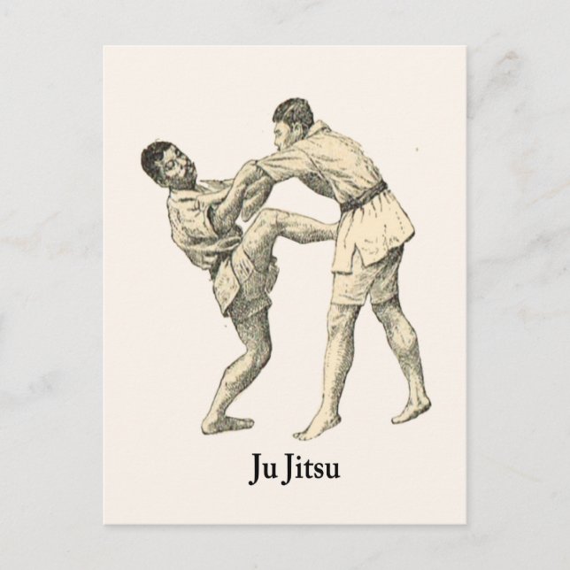 Ju jitsu 15 postkarte (Vorderseite)