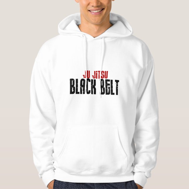Ju Jitsu schwarzer Gürtel Hoodie (Vorderseite)