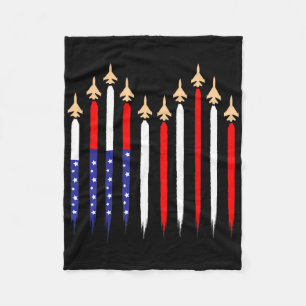 Ju Ju 4. Flag des amerikanischen Patriotischen Kam Fleecedecke