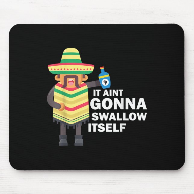 Juan Drinks Mexican Fiesta Zitat Funny Cinco De Mousepad (Vorne)