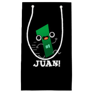 Juan Funny Mexican Number One Pun Dark BG Kleine Geschenktüte