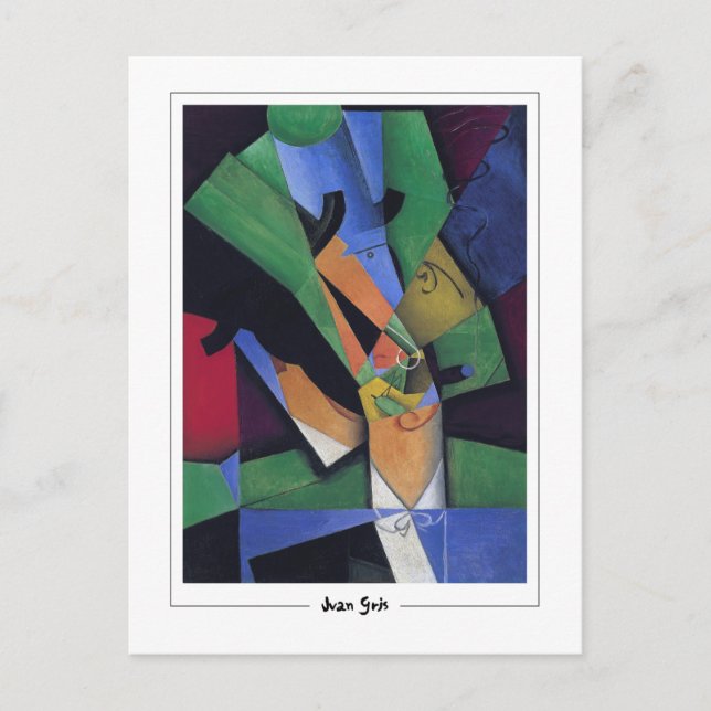 Juan Gris #104 - Fine Art Postcard Postkarte (Vorderseite)