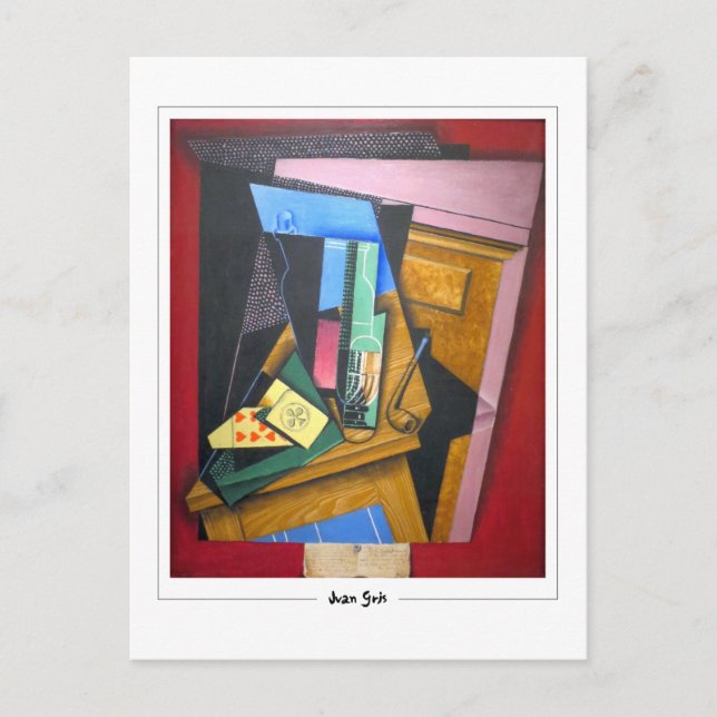 Juan Gris #256 - Fine Art Postcard Postkarte (Vorderseite)