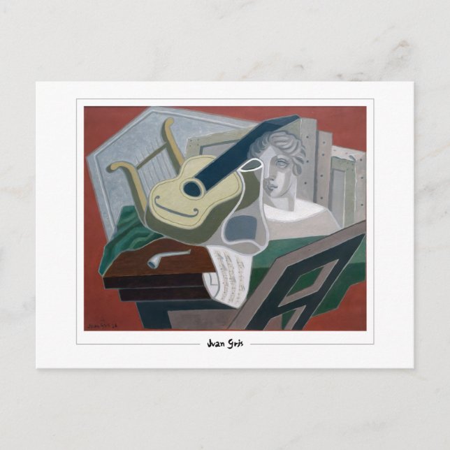 Juan Gris #266 - Fine Art Postcard Postkarte (Vorderseite)