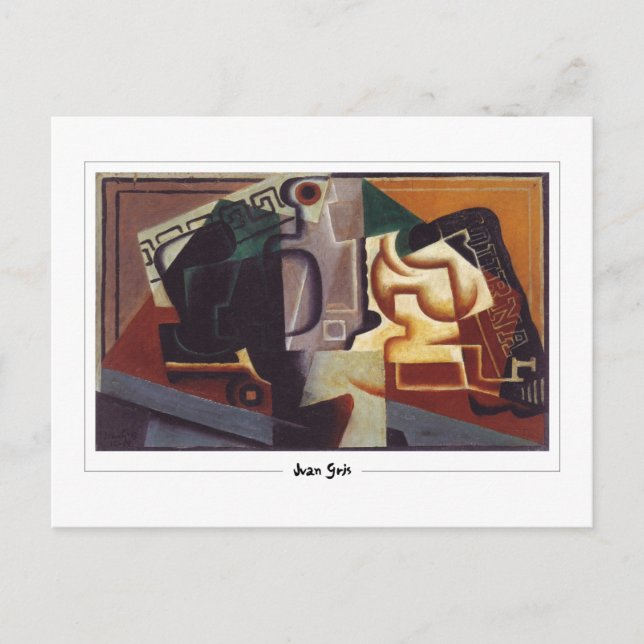 Juan Gris #268 - Fine Art Postcard Postkarte (Vorderseite)