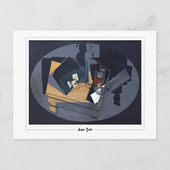 Juan Gris #270 - Fine Art Postcard Postkarte (Vorderseite)