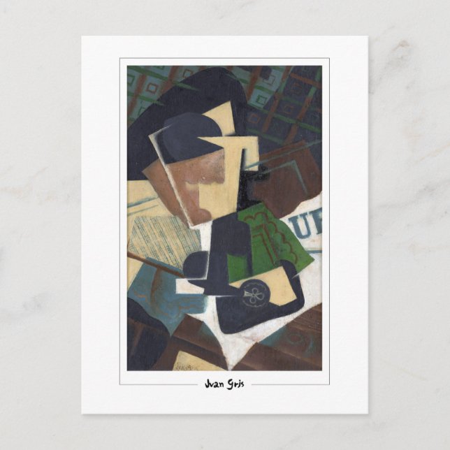 Juan Gris #317 - Fine Art Postcard Postkarte (Vorderseite)