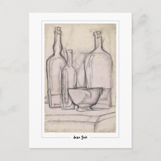 Juan Gris #321 - Fine Art Postcard Postkarte (Vorderseite)
