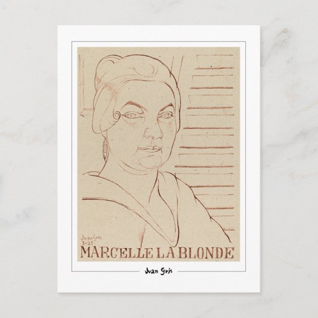 Juan Gris #331 - Fine Art Postcard Postkarte (Vorderseite)