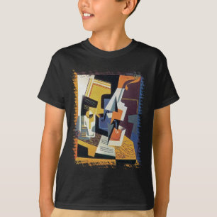 Juan Gris - Geige und Glas - Abstrakte Kunst T-Shirt