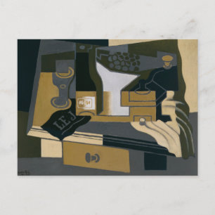 Juan Gris - Kaffeemaschine Postkarte
