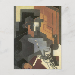 Juan Gris - Männer aus der Tourraine Postkarte