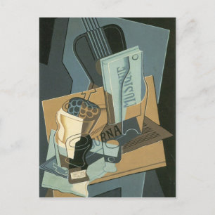 Juan Gris - Notenblatt Postkarte