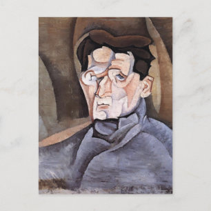 Juan Gris - Portrait von Maurice Raynal Postkarte