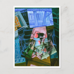 Juan Gris Stillleben am Place Ravignan Postkarte