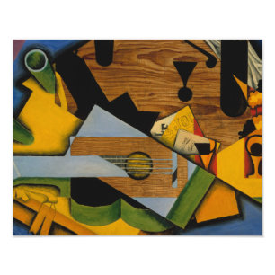 Juan Gris - Stillleben mit einer Gitarre Fotodruck