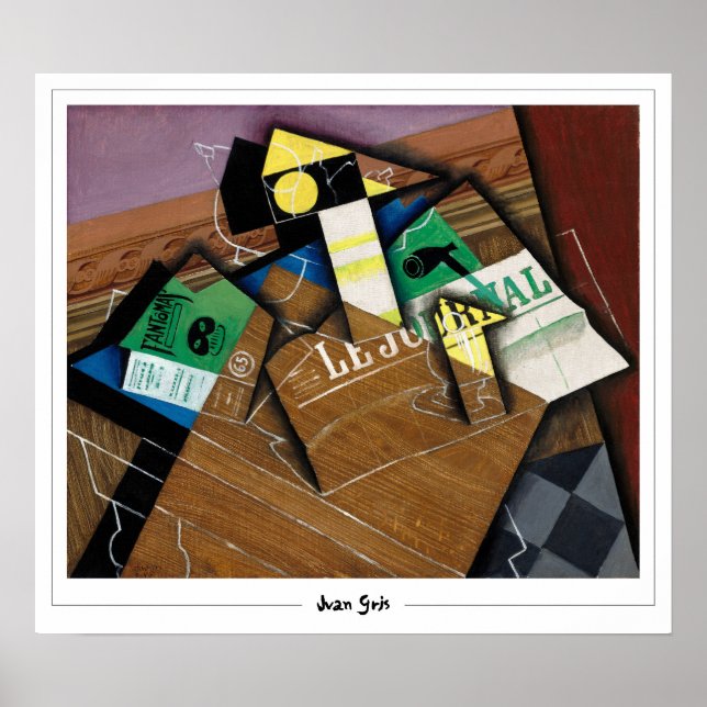 Juan Gris Zedign Art Poster #12 (Vorne)