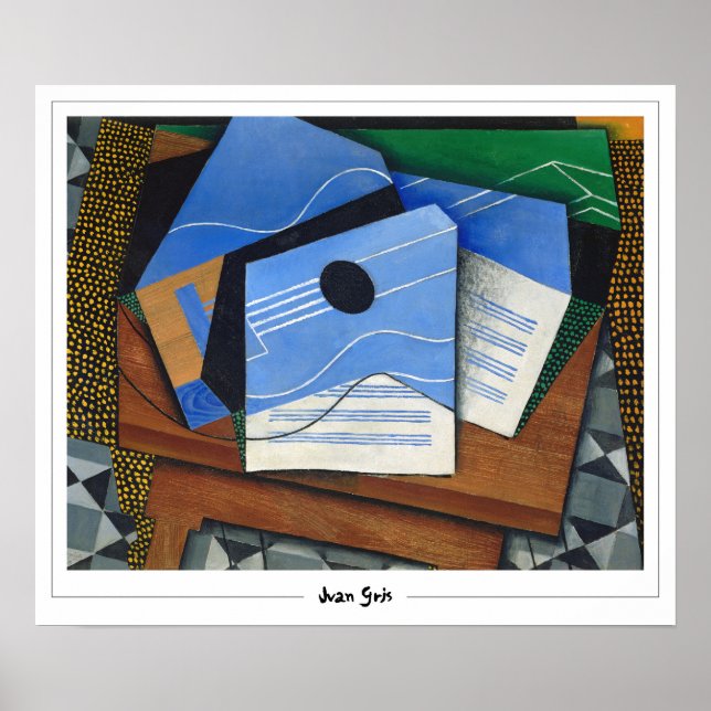 Juan Gris Zedign Art Poster #132 (Vorne)