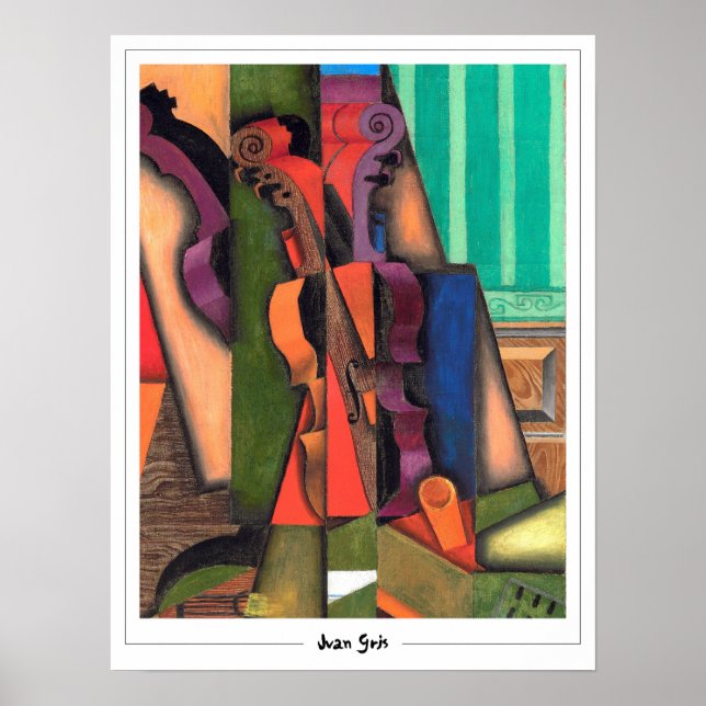 Juan Gris Zedign Art Poster #170 (Vorne)