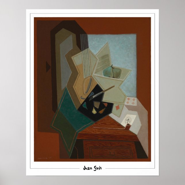 Juan Gris Zedign Art Poster #241 (Vorne)