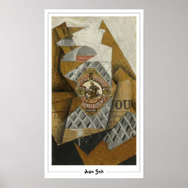 Juan Gris Zedign Art Poster #261 (Vorne)