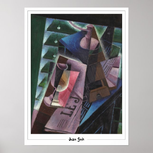 Juan Gris Zedign Art Poster #296 (Vorne)