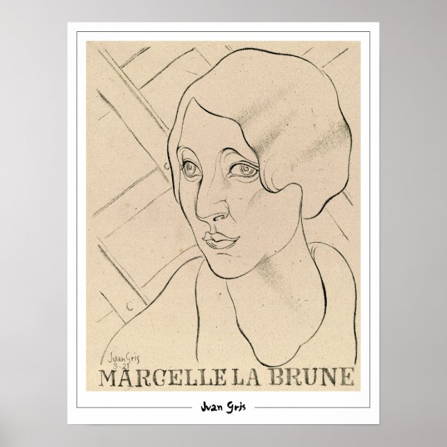 Juan Gris Zedign Art Poster #298 (Vorne)