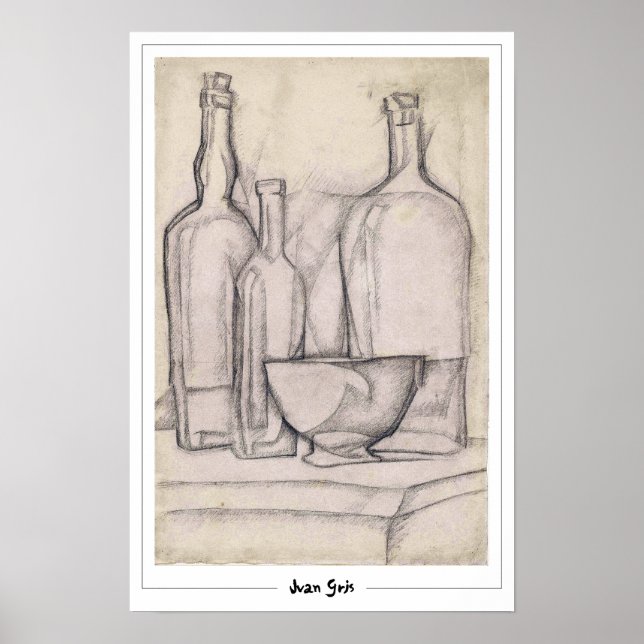 Juan Gris Zedign Art Poster #321 (Vorne)