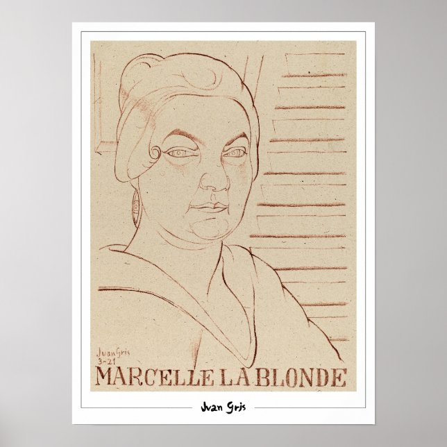 Juan Gris Zedign Art Poster #331 (Vorne)