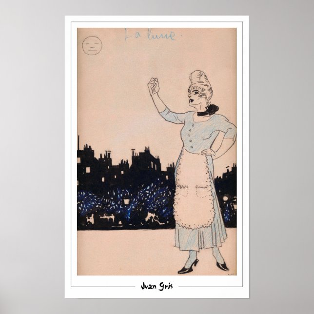 Juan Gris Zedign Art Poster #335 (Vorne)