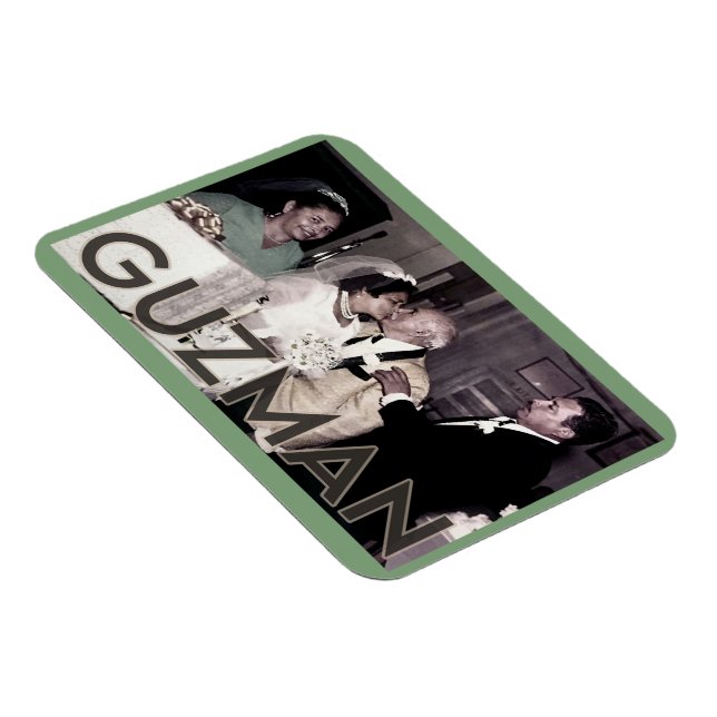 JUAN SR & JUANITA GUZMAN ANNIVERSAIRE - MAGNET (Côté Droit)