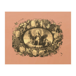 Juan van der Hamen y León – Garland with Virgin Holzdruck
