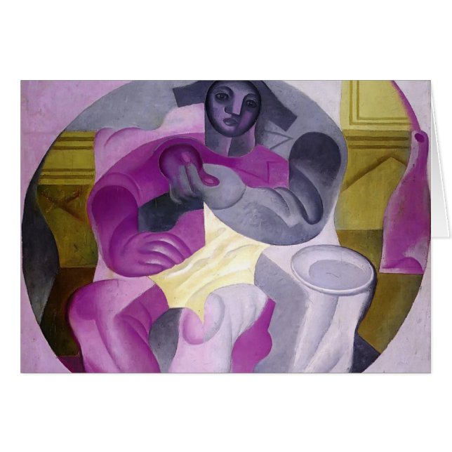 JuanGris- Sitzharlekin (Vorderseite (Horizontal))