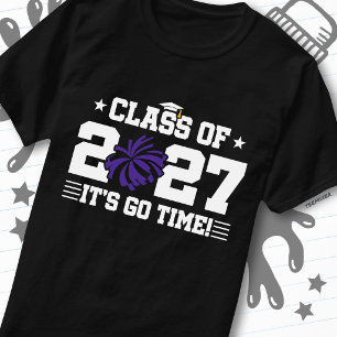 Jubel-Abschluss-Pom-Poms Abiturjahrgang 2027 T-Shirt