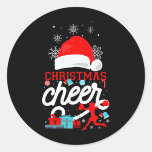 Jubel Cheerleader Mädchen Hd0 Weihnachtsjubel - Sc Runder Aufkleber