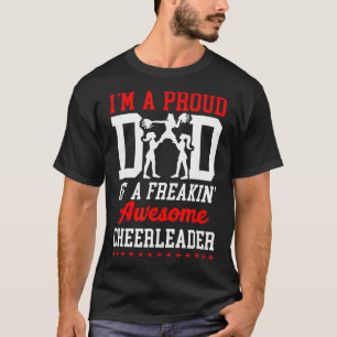 Jubel Cheerleader Vater Ich Bin Ein Stolzer Vater T-Shirt