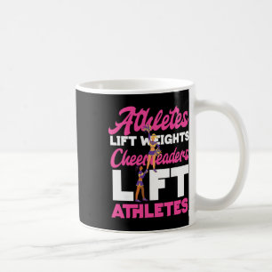 Jubel Cheerleading Athleten Heben Gewichte Cheerle Kaffeetasse