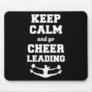 Jubel Cheerleading Bleib ruhig und geh Cheerleadin Mousepad