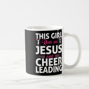Jubel Cheerleading Jesus Glaube Christlich Dieses Kaffeetasse